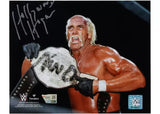 Hulk "Hollywood" Hogan Autographed WWE/NWO Holding New World Order Title 8" x 10" Photograph Fanatics