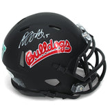 Davante Adams Autographed Black Alternate Fresno State Speed Mini Helmet JSA Witnessed