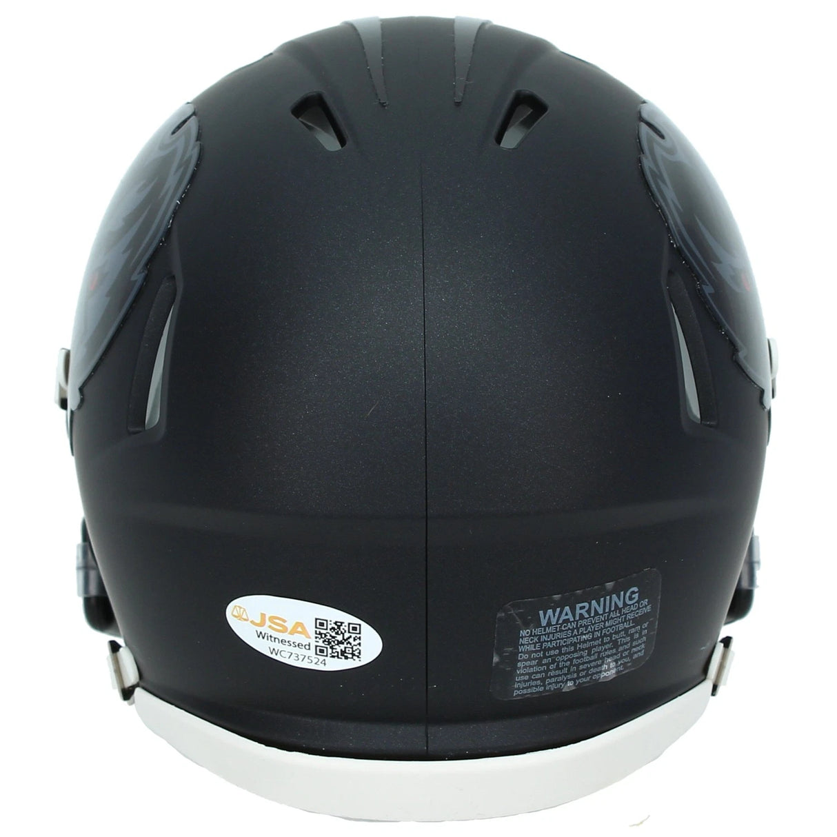 Trey Hendrickson Autographed Baltimore Ravens Black 2026 Alternate Speed Mini Helmet JSA Witnessed