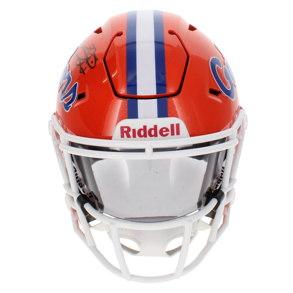 Emmitt Smith Autographed Florida Gators Speedflex Midi Helmet Beckett Witnessed