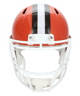 Jerry Jeudy Autographed Cleveland Browns 1975-05 Throwback Speed Full Size Helmet Beckett Witnessed