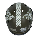 DeAndre Hopkins Autographed Tennessee Titans 2022 Salute to Service Mini Helmet Beckett Witnessed