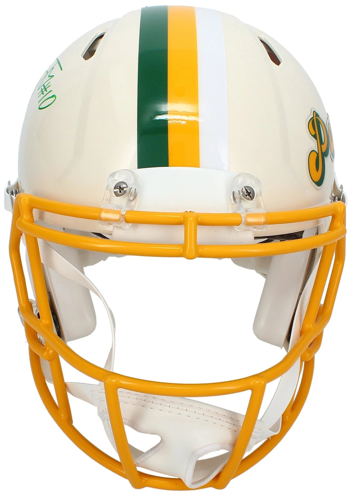 Jordan Love Autographed Green Bay Packers RETRO Speed Authentic Helmet Beckett Witnessed