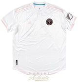 DAVID BECKHAM Autographed Inter Miami CF Adidas 2020 White Authentic Jersey PANINI