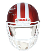 Aidan Fisher Autographed/Inscribed "2025 National Champs" Indiana Hoosiers National Champions Logo Speed Authentic Helmet Beckett Witnessed