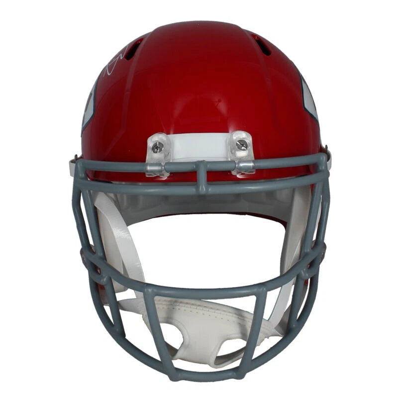 Dwayne Bowe Autographed Kansas City Chiefs 1963-76 Throwback Speed Full Size Helmet Beckett Witnessed