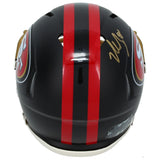 Nick Bosa Autographed San Francisco 49ers Black Rivalries Speed Mini Helmet Beckett Witnessed