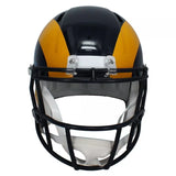 Kyren Williams Autographed Los Angeles Rams 1981-99 Throwback Speed Full Size Helmet Beckett Witnessed