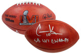 Cooper Kupp Autographed/Inscribed "SB LVI Champs" Los Angeles Rams SB LVI Champs Logo Official Wilson Duke Football Fanatics