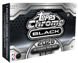 2025-26 Topps Chrome Black NBA Basketball Hobby Box Factory Sealed ENCASED AUTO (2 PKS/BX, 6 CDS/PK + BONUS)