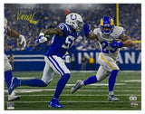 Kyren Williams Autographed Los Angeles Rams "Stiff Arm" 16" x 20" Photograph Beckett Witnessed