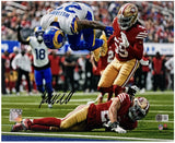 Kyren Williams Autographed "TD Flip" Los Angeles Rams 11"x14" Photograph Beckett Witnessed
