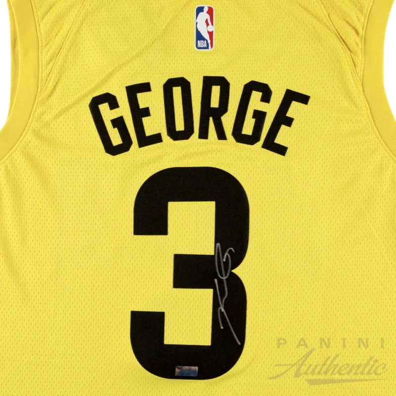 Keyonte George Autographed Utah Jazz Yellow Nike Remix Icon Edition Swingman Jersey Panini