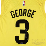Keyonte George Autographed Utah Jazz Yellow Nike Remix Icon Edition Swingman Jersey Panini