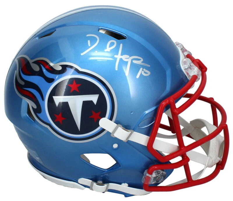 DeAndre Hopkins Autographed Tennessee Titans Flash Speed Authentic Helmet Beckett Witnessed