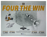 JAKE GUENTZEL Autographed "4 Goals" Pittsburgh Penguins 11" x 14" Collage FANATICS