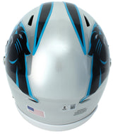 Chuba Hubbard Autographed Carolina Panthers Speedflex Midi Helmet Beckett Witnessed