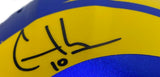 Matthew Stafford/Cooper Kupp Dual Autographed Los Angeles Rams SB LVI Champs Logo Authentic Helmet Fanatics