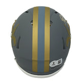 Rashid Shaheed Autographed New Orleans Saints Slate Speed Mini Helmet Beckett Witnessed