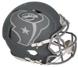 Dalton Schultz Autographed Houston Texans Slate Speed Authentic Helmet Beckett Witnessed