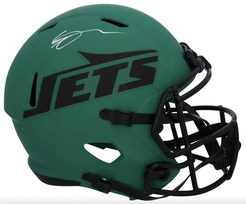 Ahmad "Sauce" Gardner Autographed New York Jets RAVE Speed Full Size Helmet Fanatics