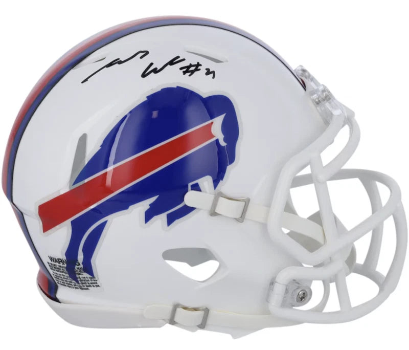 James Cook Autographed Buffalo Bills Speed Mini Helmet Fanatics