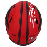 Josh Allen Autographed/Inscribed "BILLS MAFIA" Buffalo Bills RAVE Speedflex Authentic Helmet Beckett Witnessed