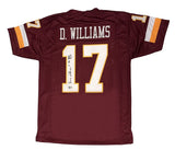 Doug Williams Autographed/Inscribed "SB XIII MVP" #17 Maroon Custom Jersey Beckett Witnessed
