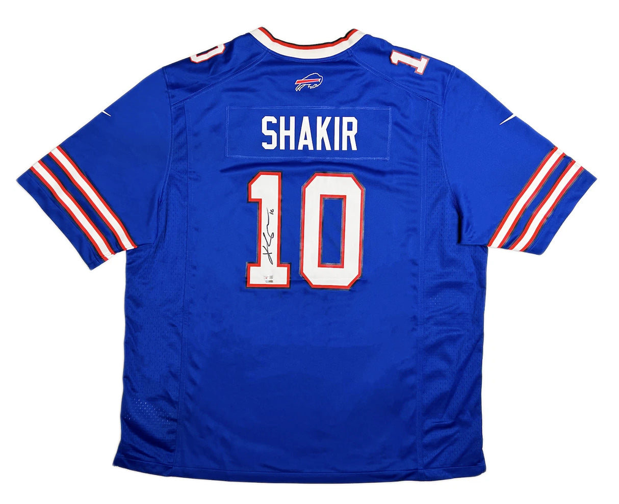 Khalil Shakir Autographed Buffalo Bills Blue Nike Game Jersey Fanatics