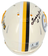 Terry Bradshaw Autographed Pittsburgh Steelers RETRO Speed Mini Helmet Beckett Witnessed