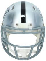 Raghib "Rocket" Ismail Autographed Raiders Speed Mini Helmet Beckett Witnessed