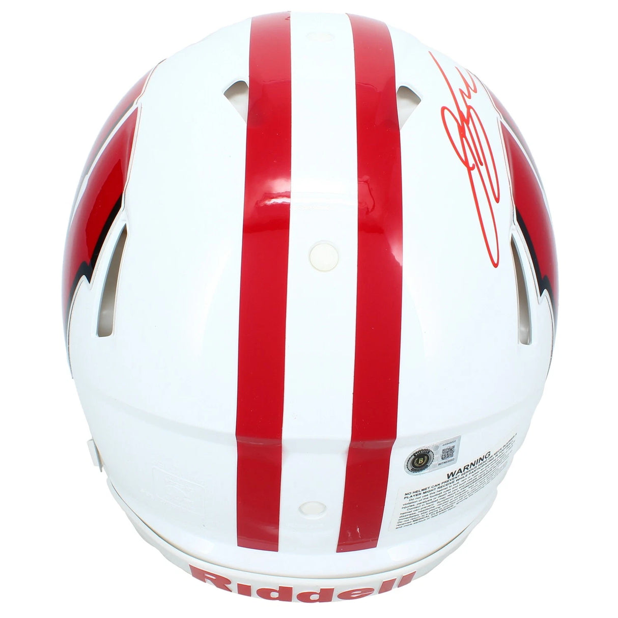 Jonathan Taylor Autographed Wisconsin Badgers Speed Authentic Helmet Beckett Witnessed