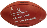 COOPER KUPP Autographed/Multi-Inscribed Los Angeles Rams SB LVI Champions Logo Wilson Duke Authentic Football FANATICS LE 10/10