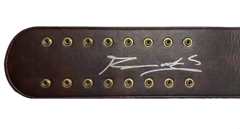 Booker T Autographed WWE Big Gold World Heavyweight Championship Replica Title Belt Fanatics