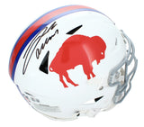 Josh Allen Autographed Buffalo Bills 1965-73 Throwback Speedflex Authentic Helmet Beckett