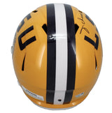 Ja'Marr Chase Autographed LSU Tigers Yellow Speed Full Size Helmet Fanatics