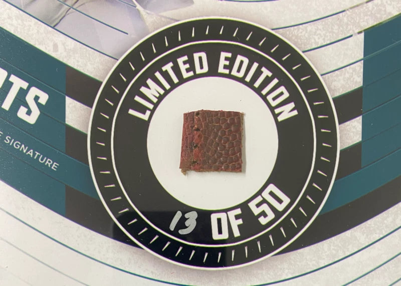 Jalen Hurts Framed Philadelphia Eagles Version 2 15" x 17" Game Used Football Collage LE 50