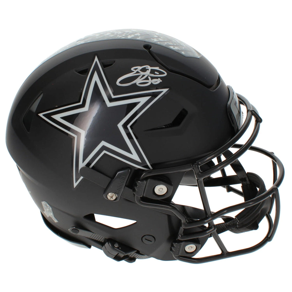 Emmitt Smith Autographed Dallas Cowboys 2026 Salute to Service Speedflex Authentic Helmet Beckett Witnessed