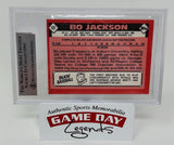 Bo Jackson Autographed Kansas City Royals 1986 Topps Traded #50T XRC Beckett Encapsulated