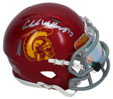 Caleb Williams Autographed USC Trojans Speed Mini Helmet with Visor Fanatics
