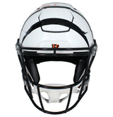 Ja'Marr Chase Autographed/Inscribed "Chosen 1" Cincinnati Bengals White 2022 Alternate Speedflex Authentic Helmet Beckett Witnessed