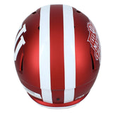 Aidan Fisher Autographed Indiana Hoosiers National Champions Logo Speed Full Size Helmet Beckett Witnessed