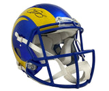 Odell Beckham Jr Autographed Los Angeles Rams Speed Authentic Helmet Fanatics