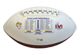 COOPER KUPP Autographed/Inscribed "SB LVI MVP" Los Angeles Rams Super Bowl LVI Champs Logo White Panel Football FANATICS