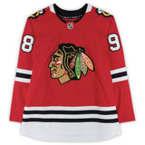 Connor Bedard Autographed Chicago Blackhawks Red Fanatics Premium Jersey Fanatics