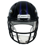 Zay Flowers Autographed Baltimore Ravens Speed Full Size Helmet Beckett Witnessed