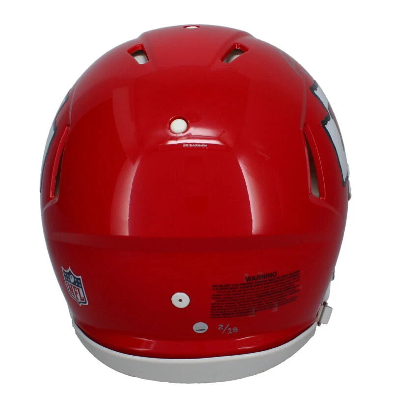 Patrick Mahomes Autographed/Inscribed "18 MVP" Kansas City Chiefs Speed Authentic Helmet Steiner LE 18
