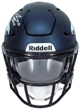 Bo Nix Autographed Denver Broncos Speedflex Midi Helmet Beckett Witnessed
