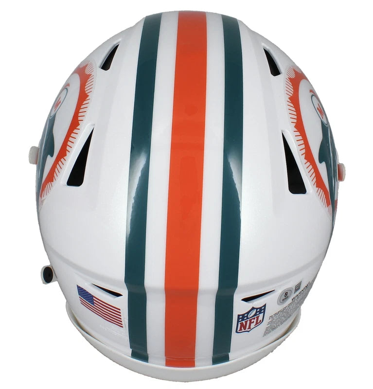 Ricky Williams Autographed/Inscribed "Smoke Weed Everyday!" Miami Dolphins 2022 Alternate Tribute Speedflex Authentic Helmet Beckett Witnessed