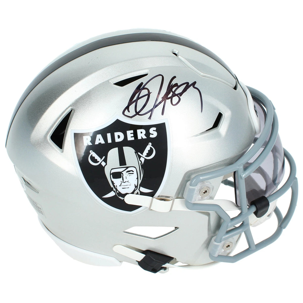 Bo Jackson Autographed Raiders Speedflex Midi Helmet GTSM Witnessed
